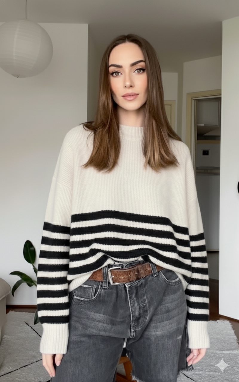 Coastal striped sweater