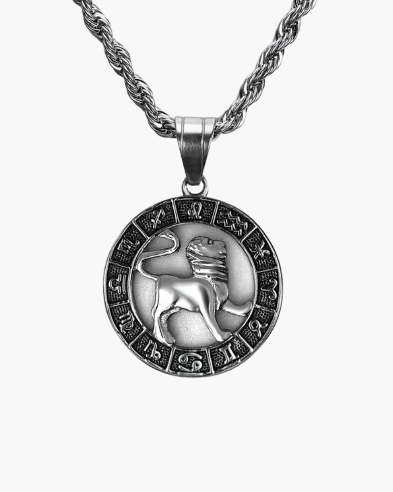 Zodiac Sign Necklace - Silver