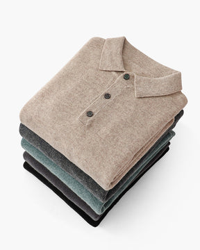 Shirt polo 100% cashmere