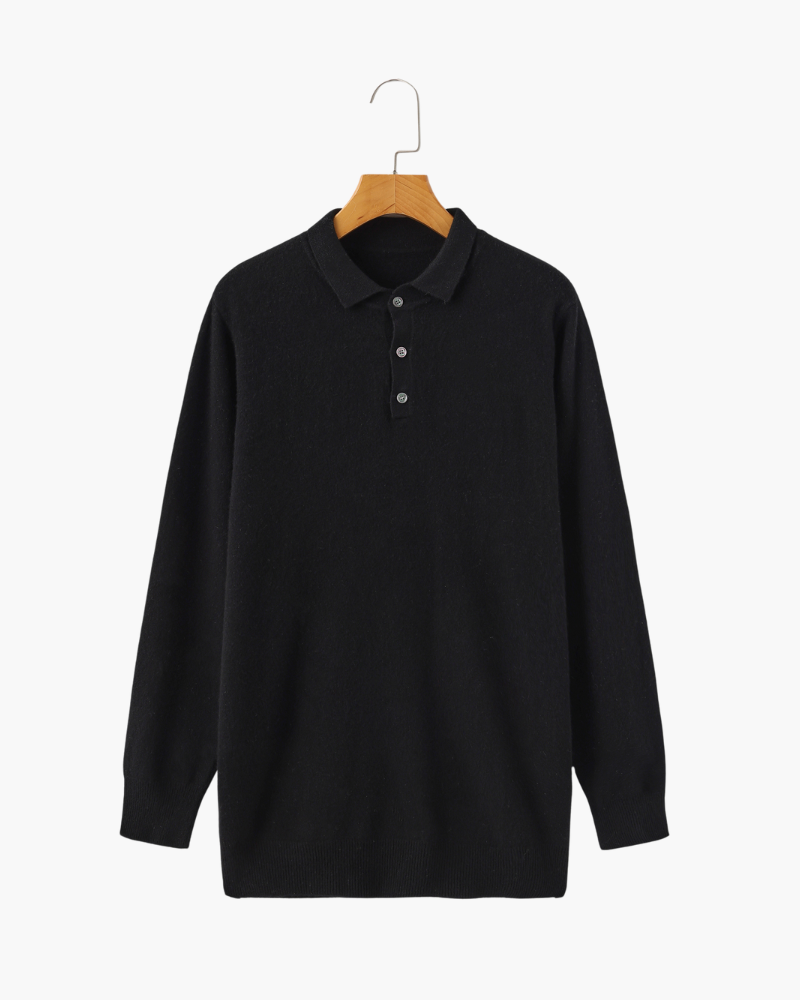 Shirt polo 100% cashmere