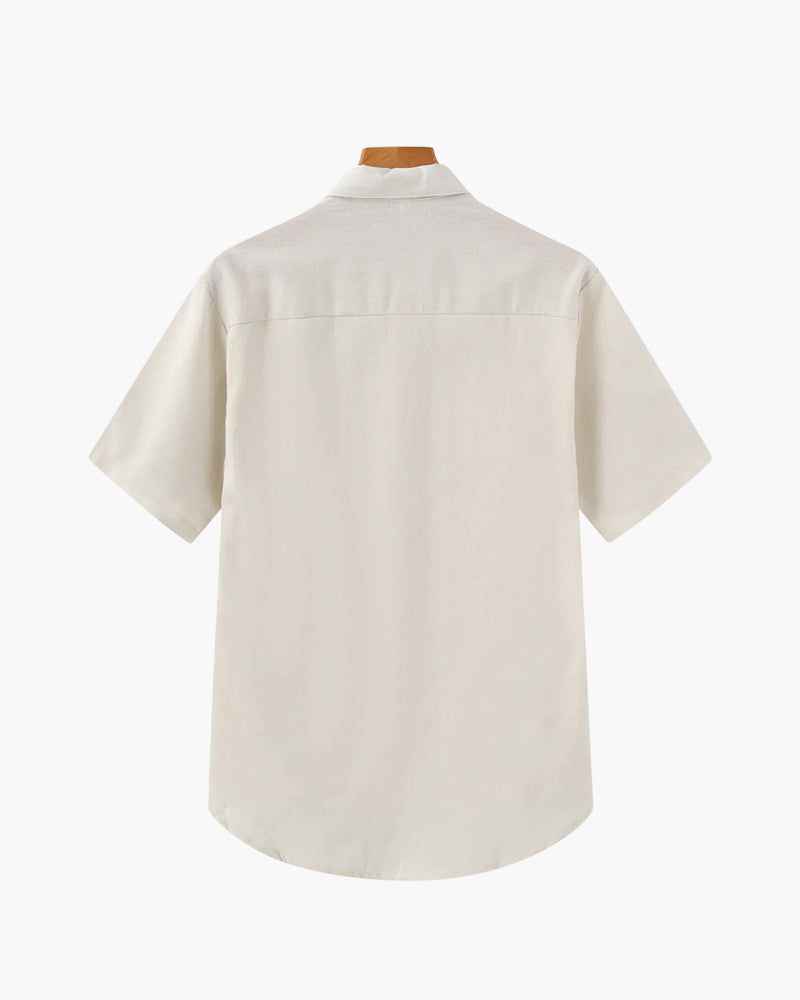 Casablanca Linen Polo Shirt