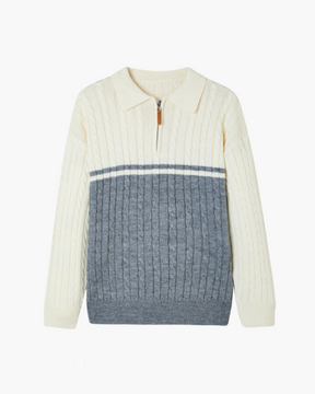 Sweater 100% lã premium Of Zipper