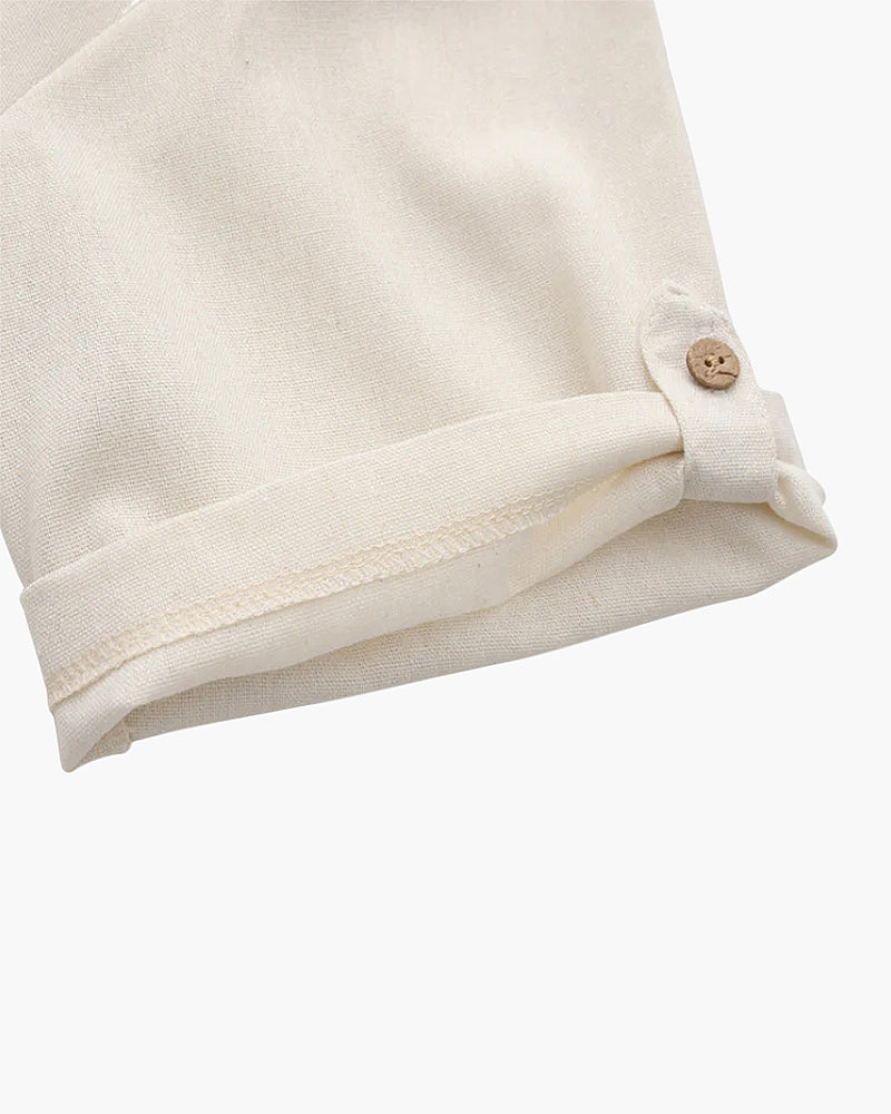 Casablanca Linen Polo Shirt