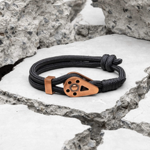 Bracelet Bravo Copper String Black