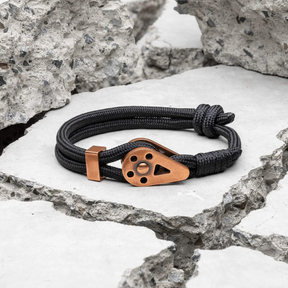 Bracelet Bravo Copper String Black