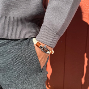 Bracelet Cotton bege Gio