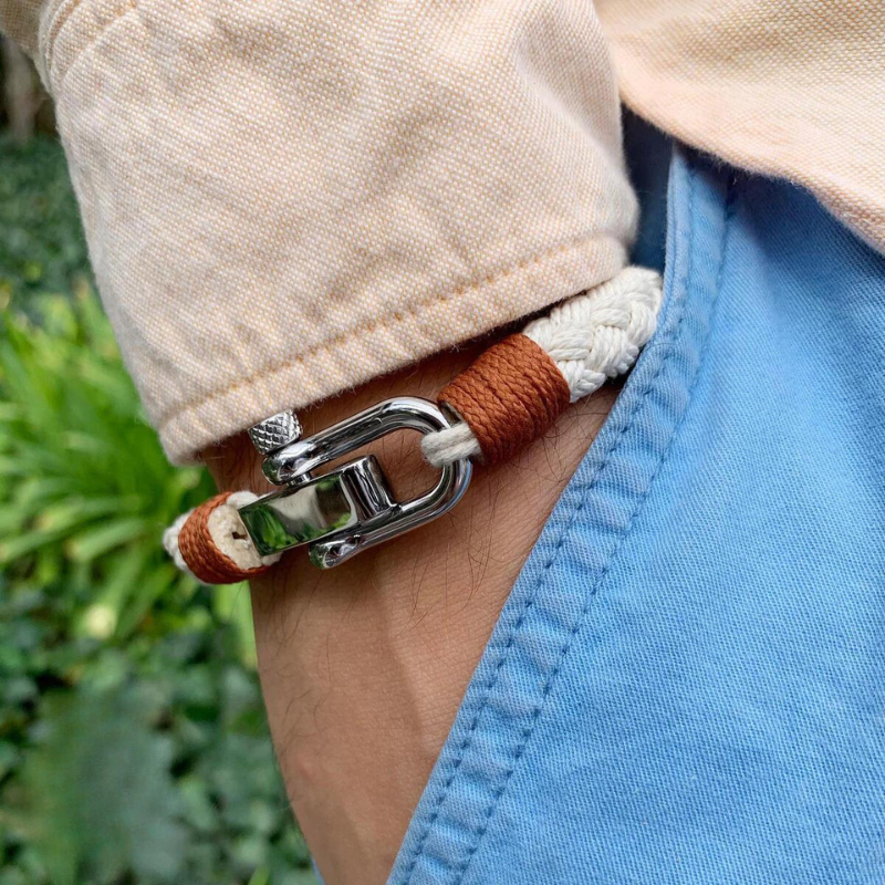 Bracelet Cotton bege Gio