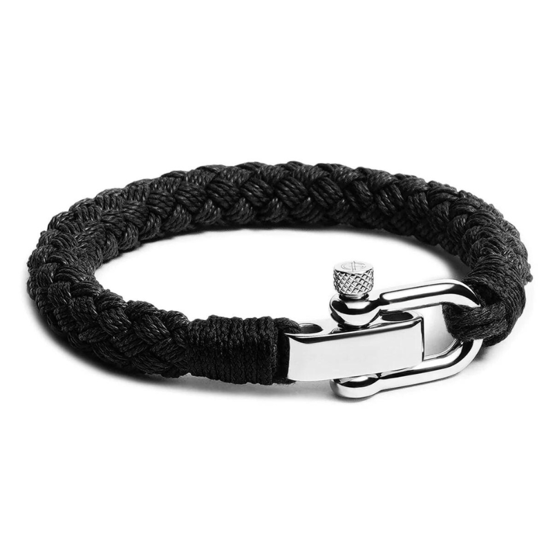 Bracelet Gio em String of Cotton Black
