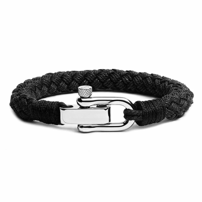 Bracelet Gio em String of Cotton Black