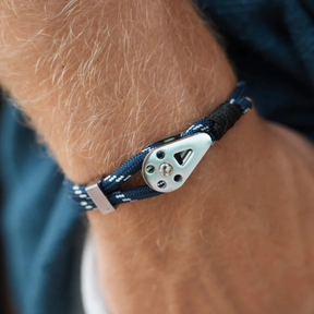 Bracelet String Blue Bravo Silver