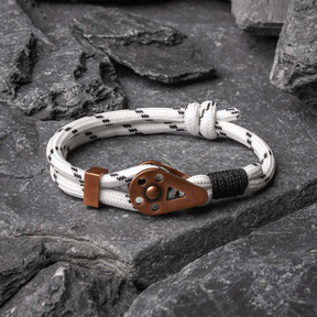 Bracelet String White Bravo Copper