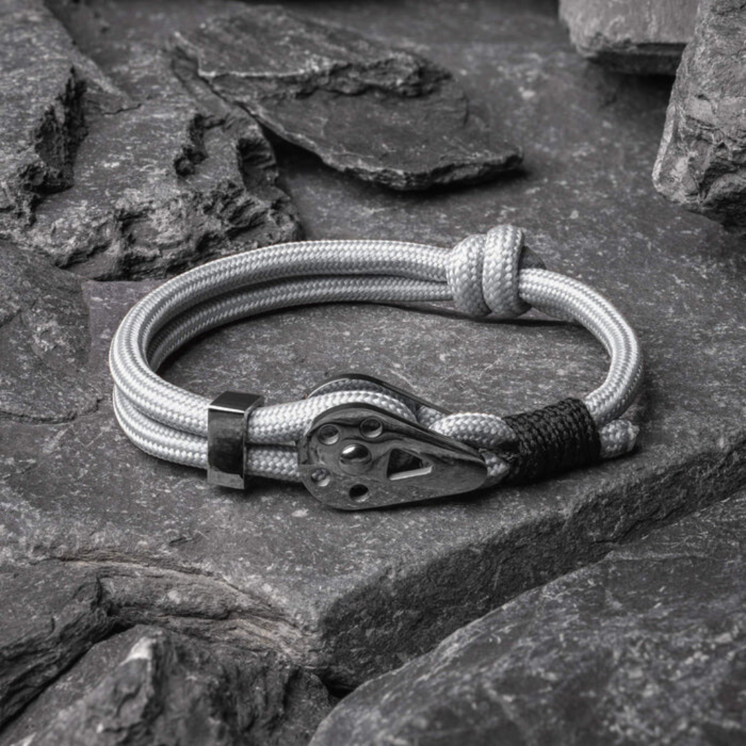 Bracelet String Gray Bravo Silver