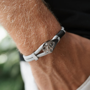 Bracelet String Gray Bravo Silver