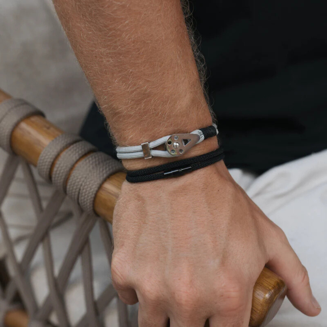 Bracelet String Gray Bravo Silver