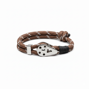 Brown Silver Bravo Bracelet