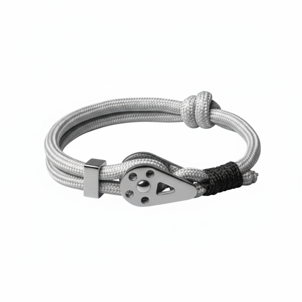 Bracelet String Gray Bravo Silver