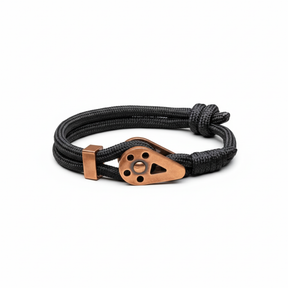 Bracelet Bravo Copper String Black