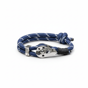 Bracelet String Blue Bravo Silver