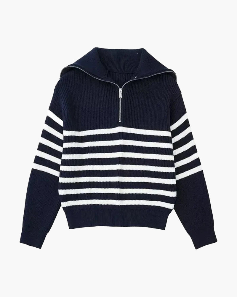 Sweater listrado Of Zipper