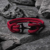 Anchor Wine Bracelet