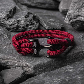 Anchor Wine Bracelet