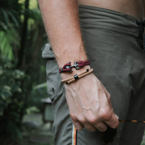 Anchor Wine Bracelet