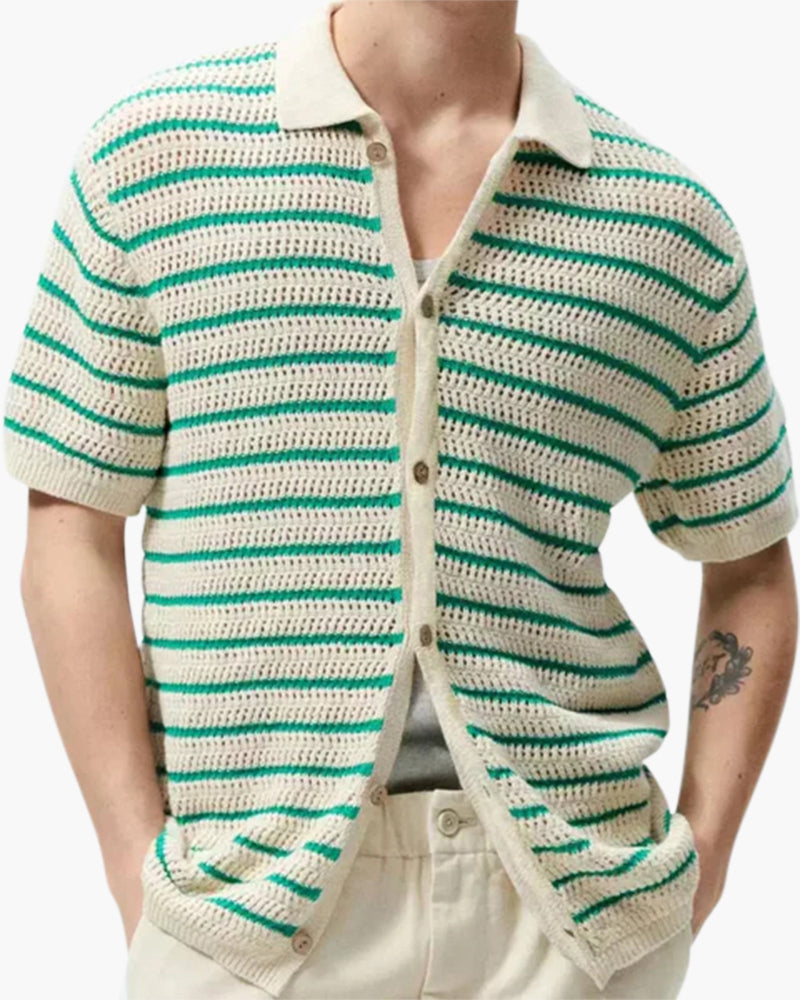 Marbella Knitted Button Up Shirt