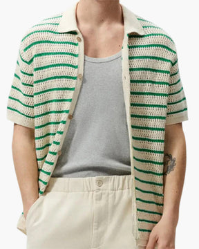 Marbella Knitted Button Up Shirt