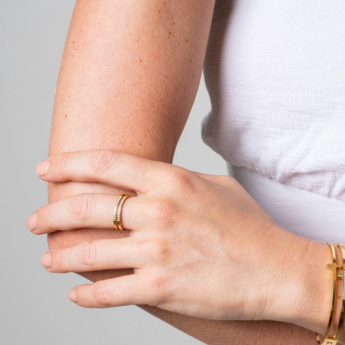 Ring Duplo Camada  - Uranos 