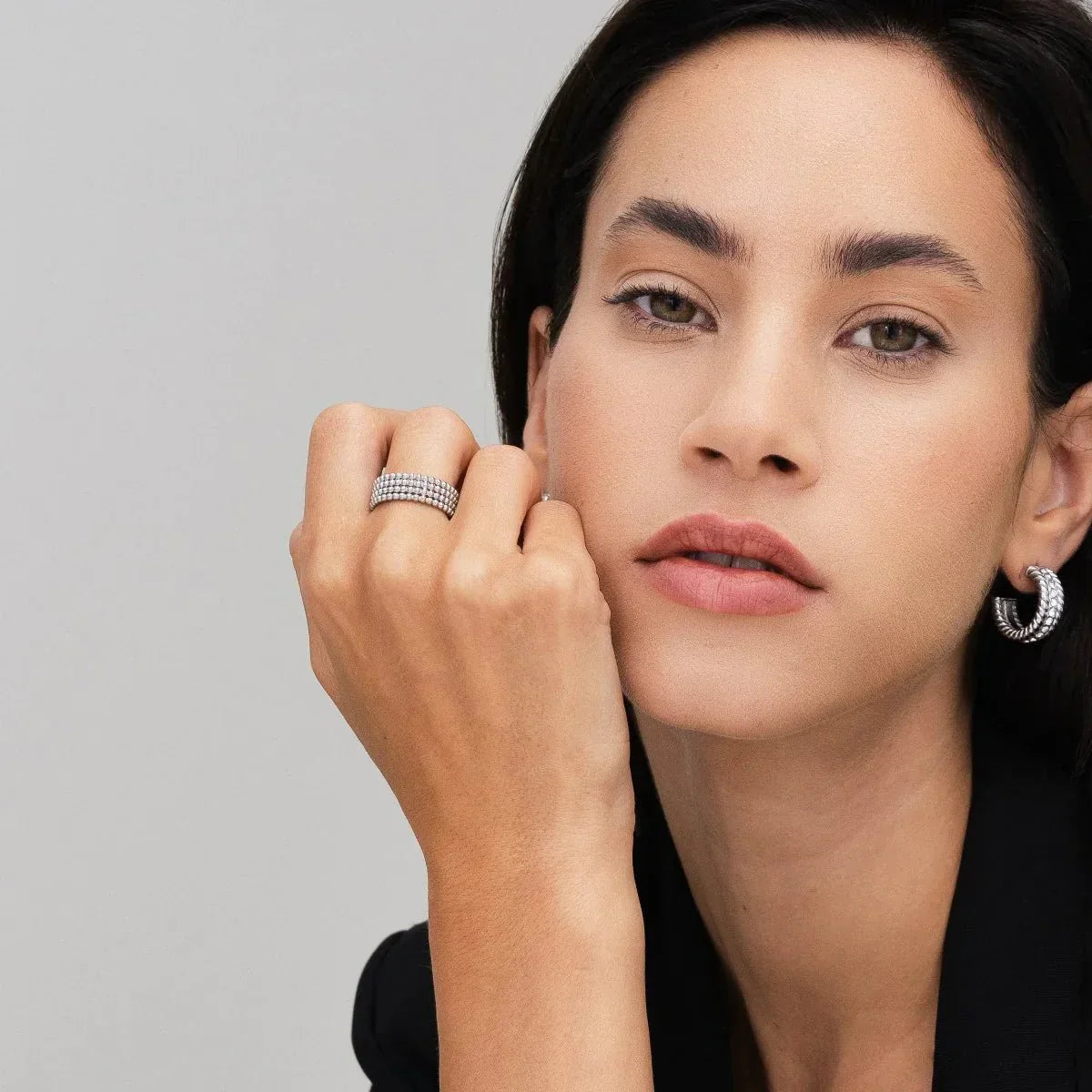 Ring Esferas - Silver - Uranos 