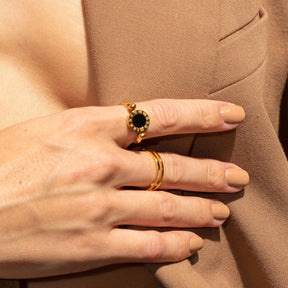 Ring Giratório Numeral Romanos  - Uranos 