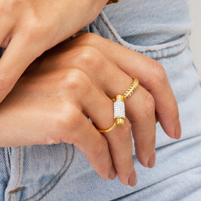 Ring Glitz Giratório  - Uranos 