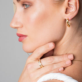 Ring Rainha Pedra Cristal  - Uranos 