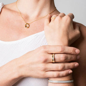 Ring Rainha Pedra Cristal  - Uranos 