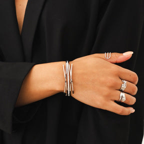 Bracelete Florence Zircônia - Silver - Uranos 