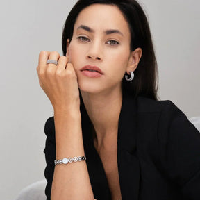 Bracelete Olivia Pedra Zircônia - Silver - Uranos 