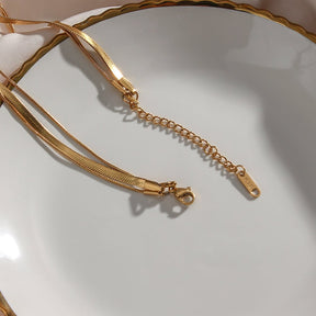 Necklaces Celina Trio Camadas Malha  - Uranos 