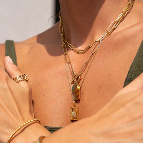 Necklaces Current Pingente Geométrico Liso  - Uranos 