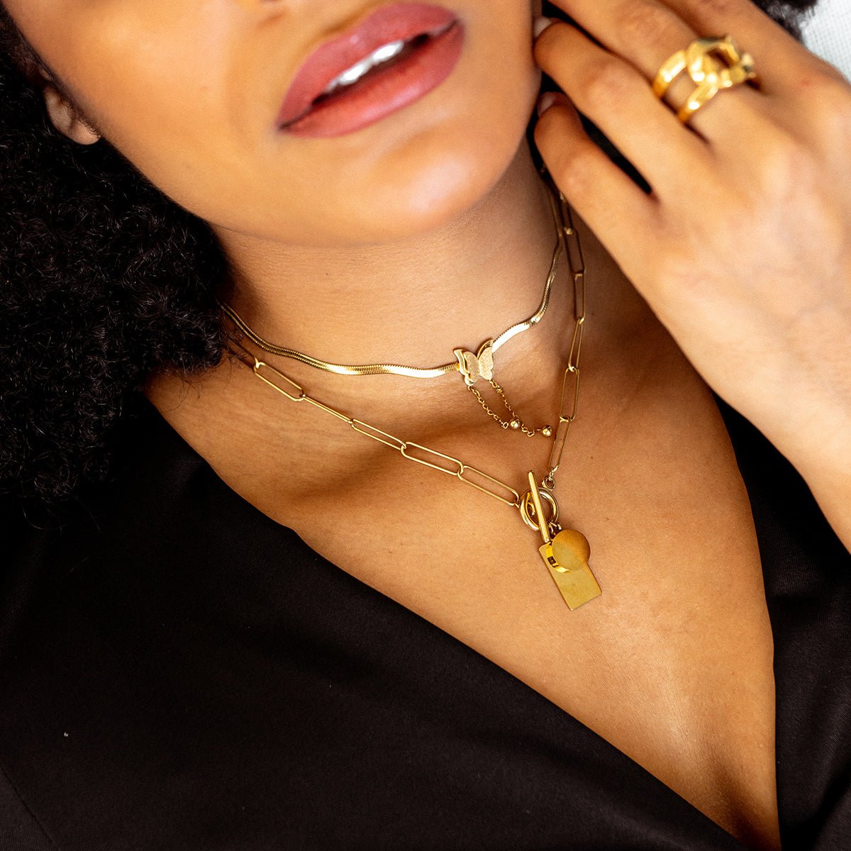 Necklaces Malha Borboleta Livre  - Uranos 