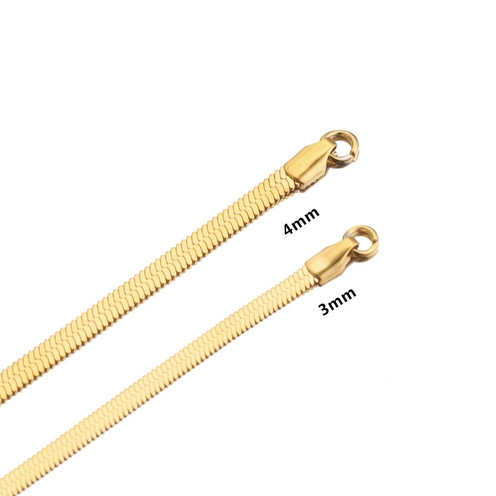 Necklaces Malha Snake Dourado  - Uranos 