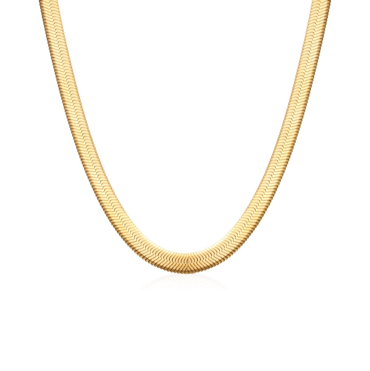 Necklaces Malha Snake Dourado  - Uranos 