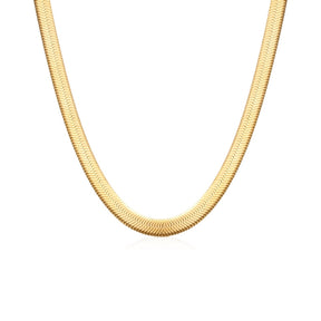 Necklaces Malha Snake Dourado  - Uranos 