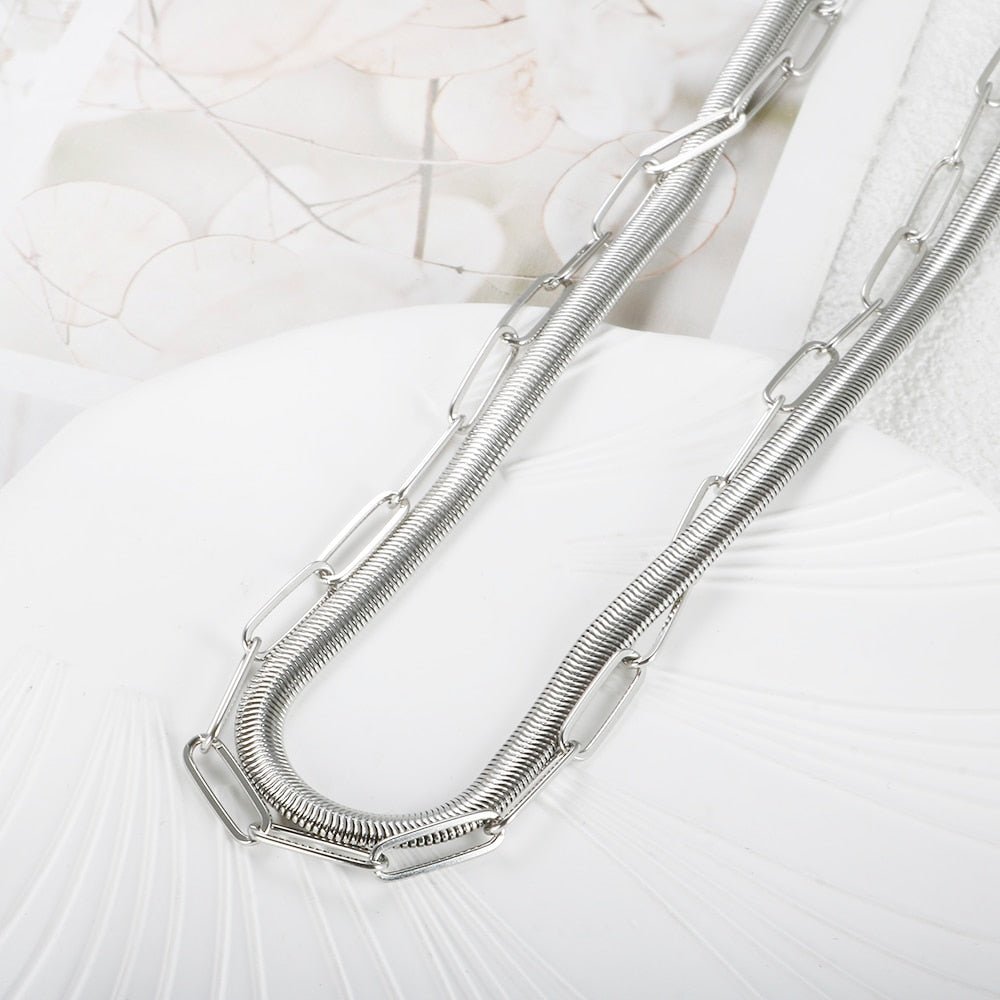 Mix Necklaces Antonela - Silver - Uranos 