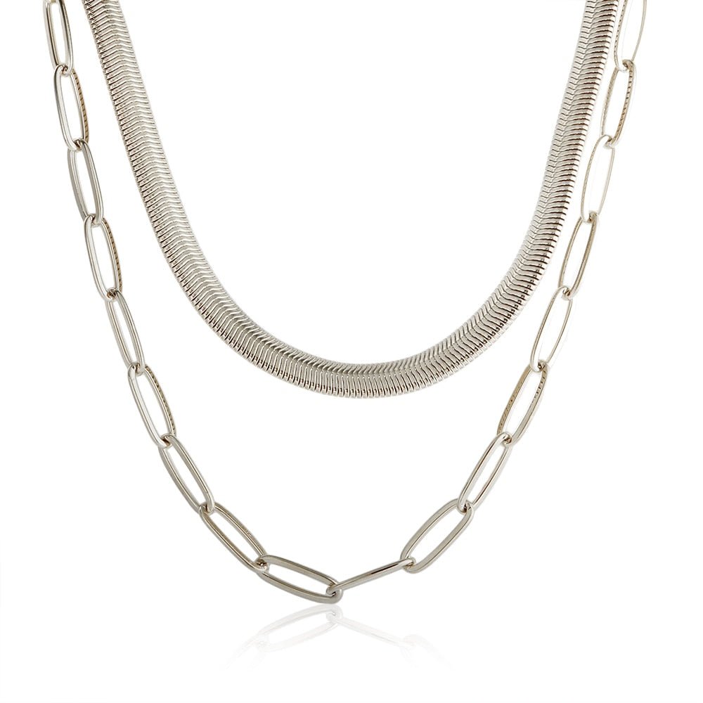 Mix Necklaces Antonela - Silver - Uranos 