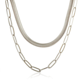 Mix Necklaces Antonela - Silver - Uranos 